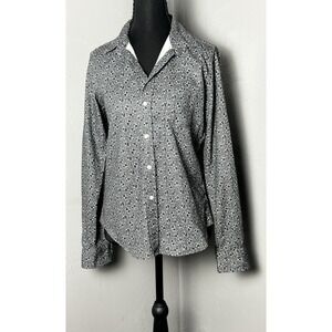 Frank & Eileen Women's "Barry"  Button Up Long Sleeve. Size Xs 100% Cotton